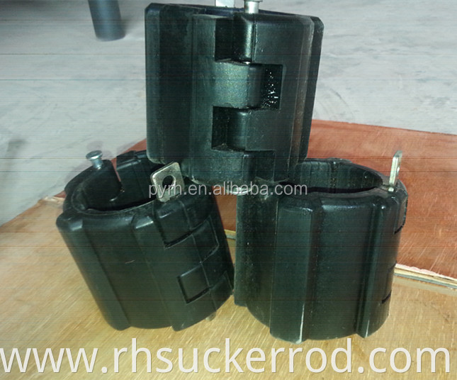 Oilfield rubber material tubing centralizer